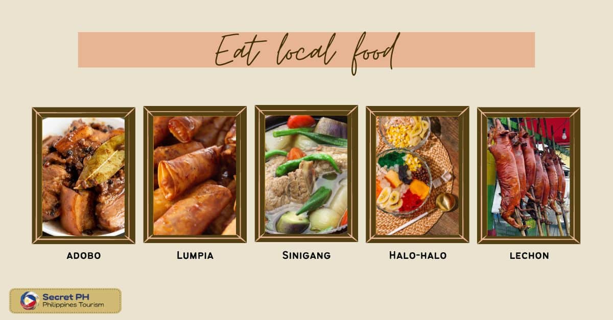 Eat local food