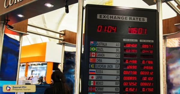 Avoid exchanging currency at airports and tourist hotspots