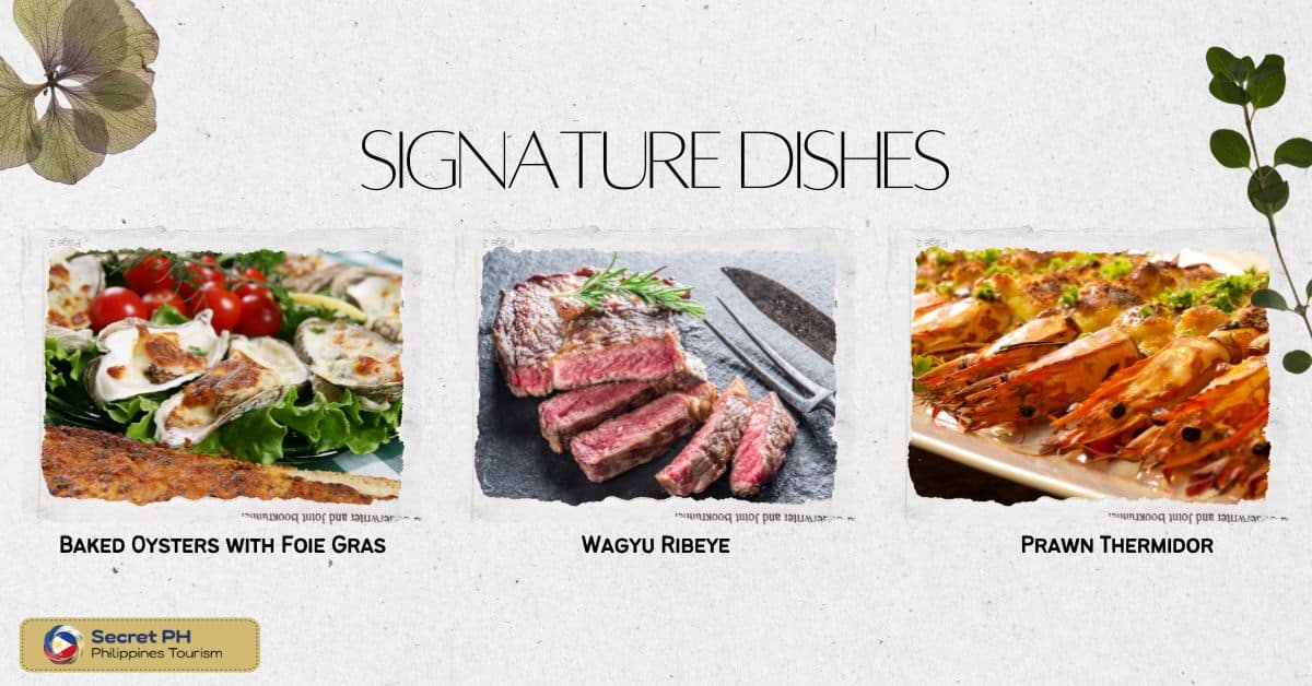 Signature dishes