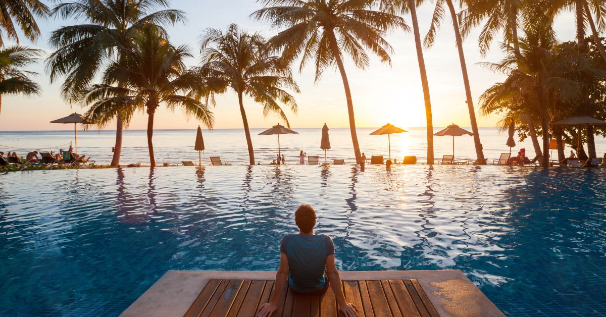 Luxury beach resort