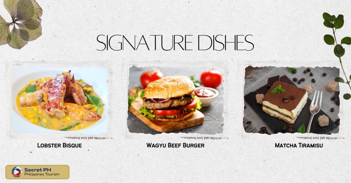 Signature dishes