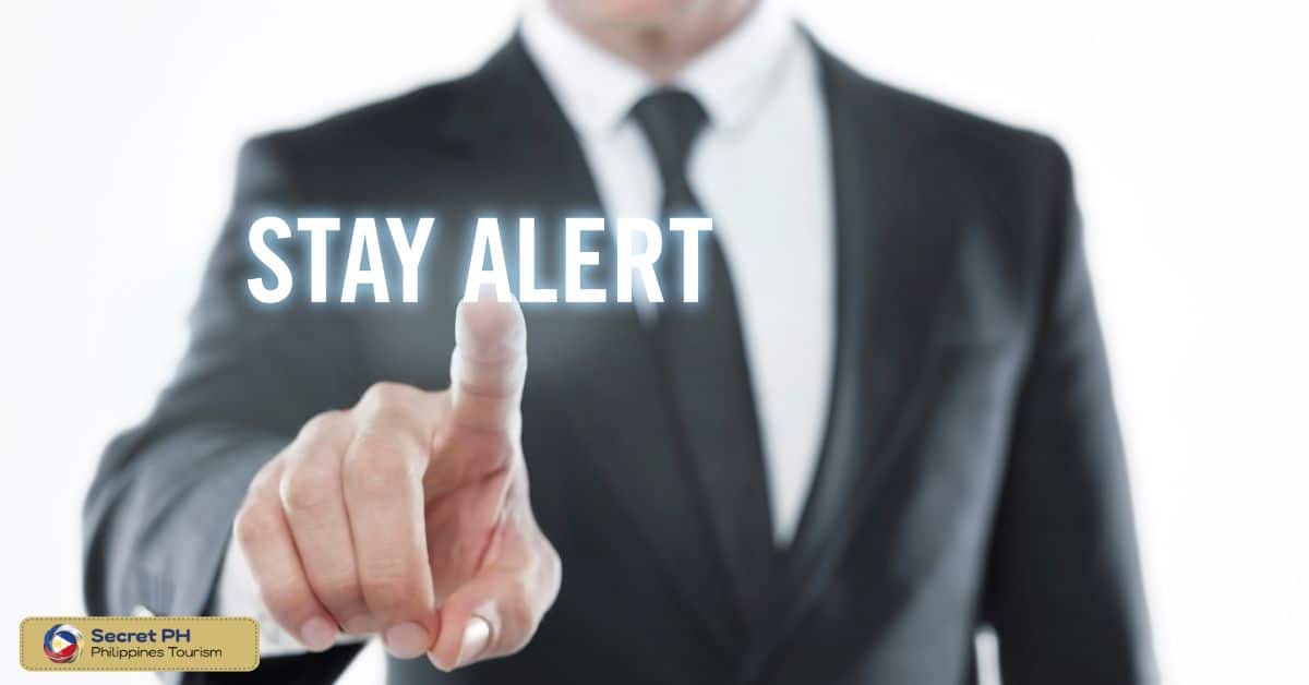 Stay alert and be cautious