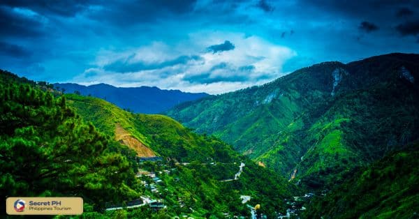 Mountainous terrain and elevation