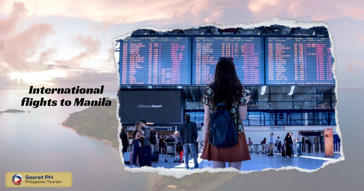 International flights to Manila