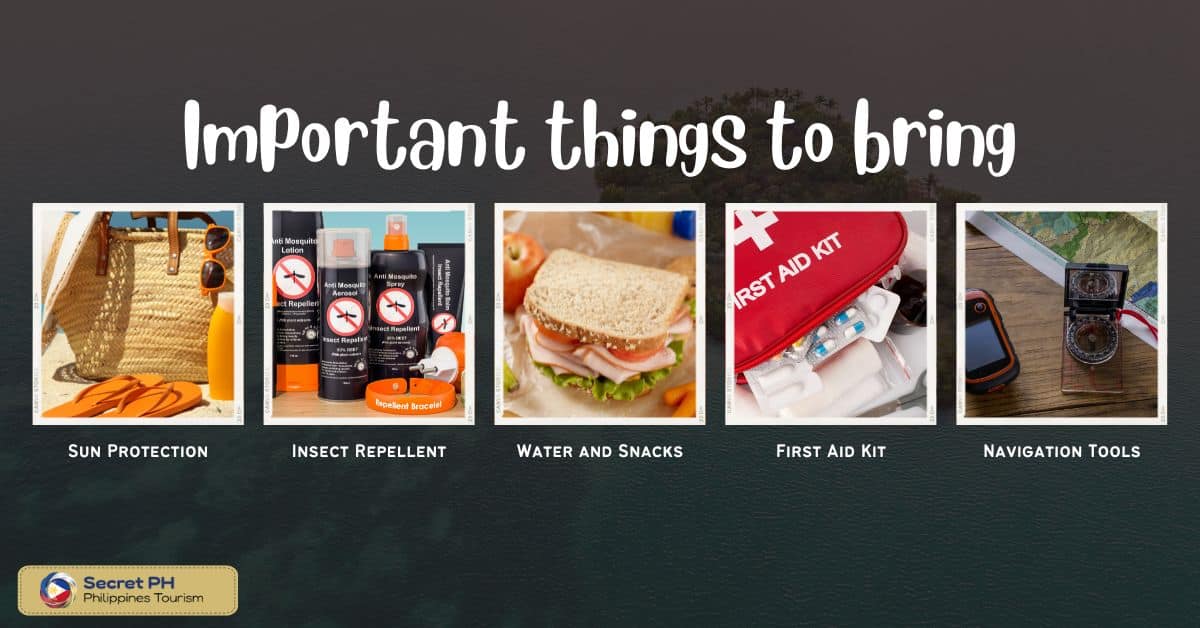 Important things to bring