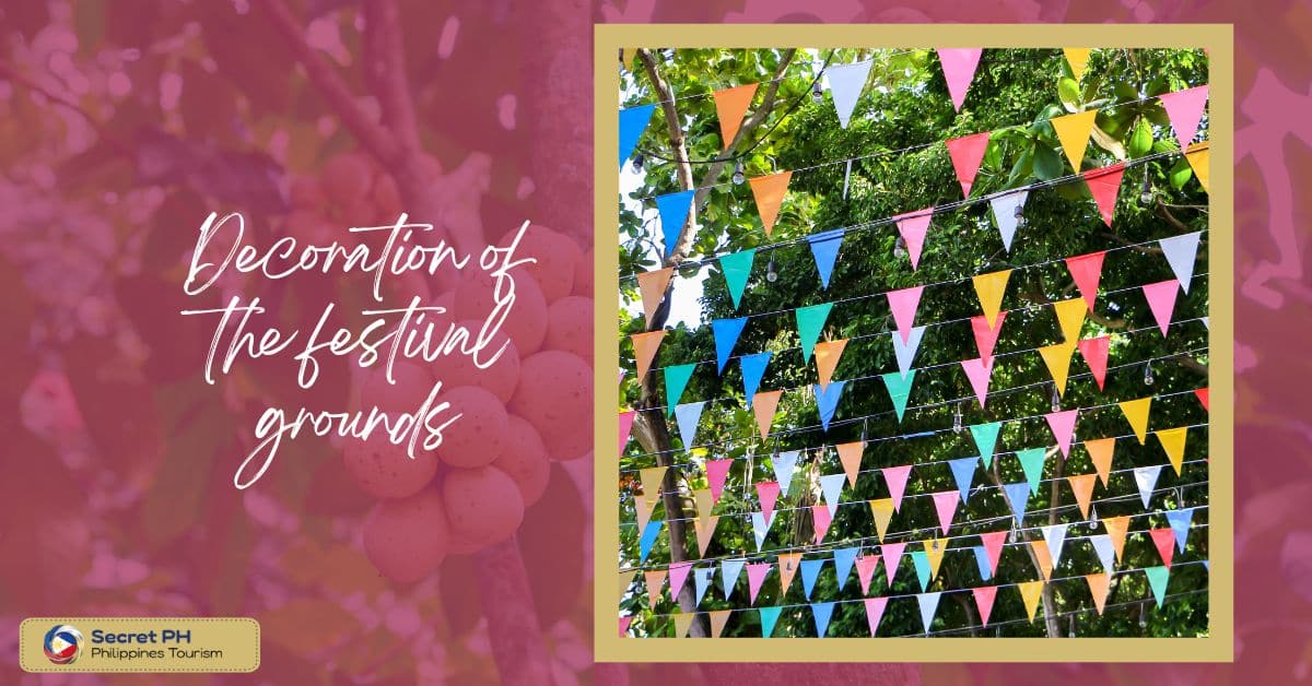 Decoration of the festival grounds