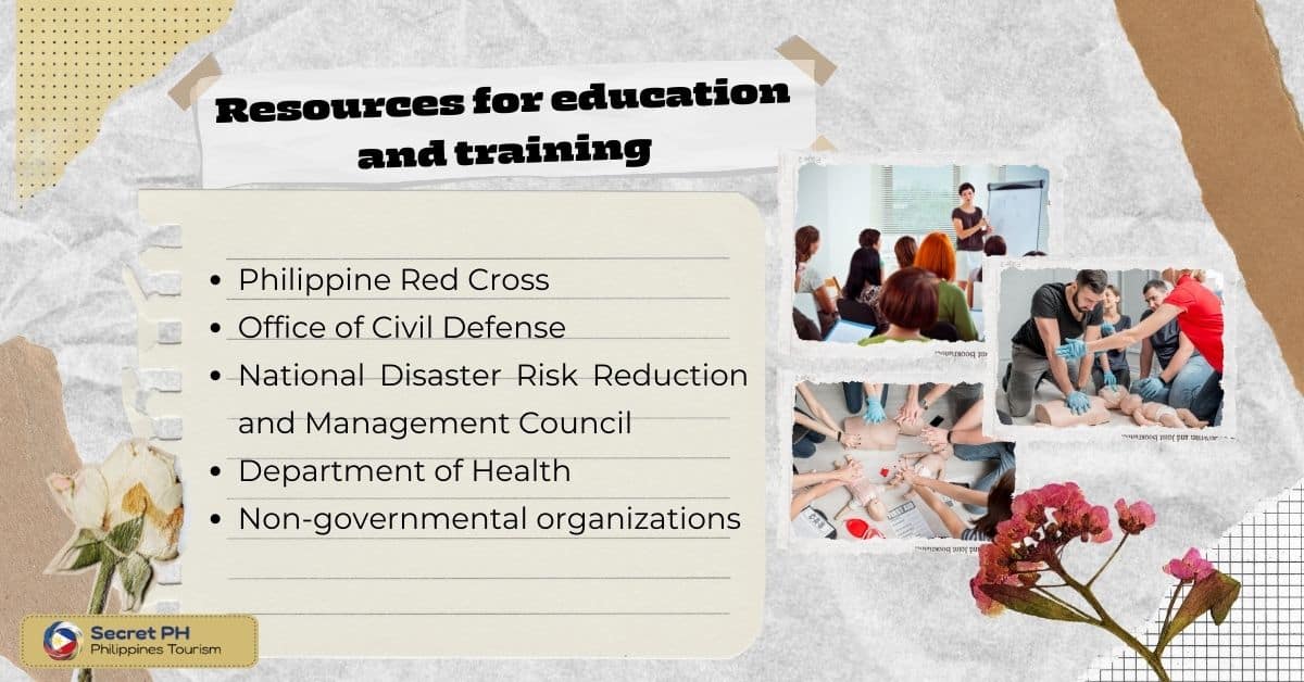 Resources for education and training