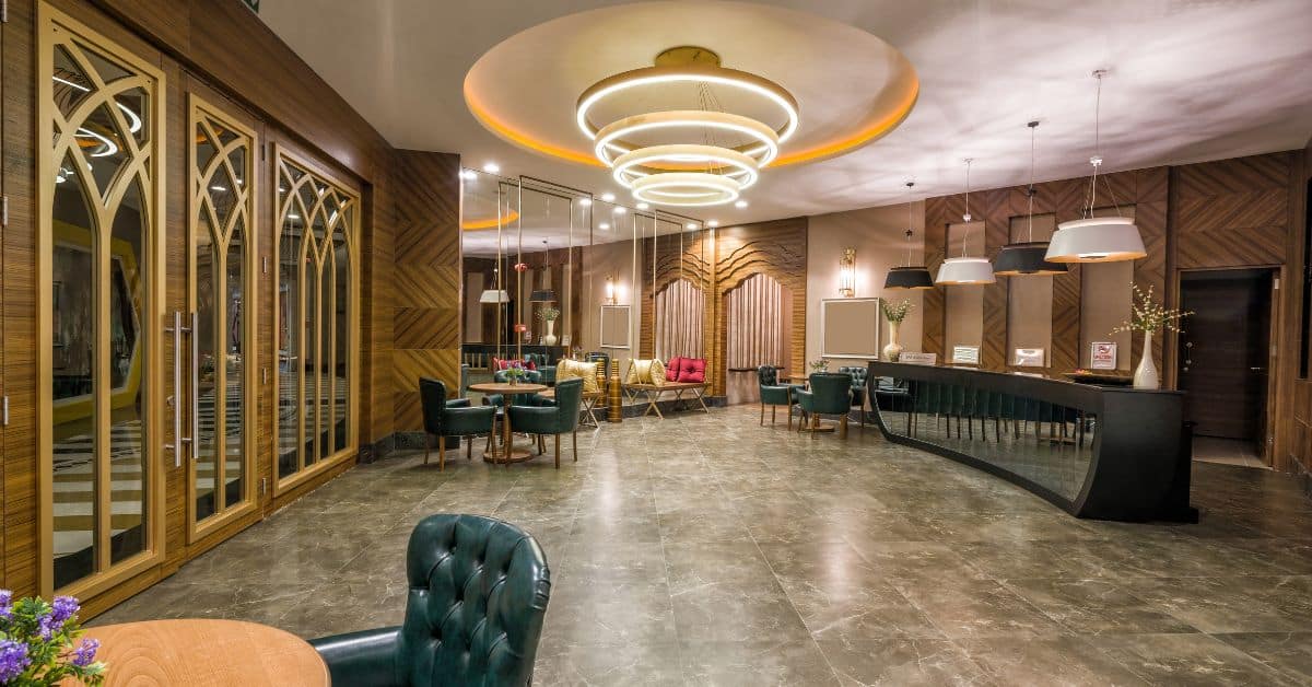 luxury hotel lobby
