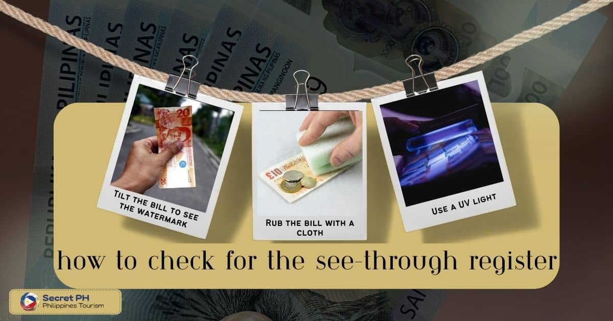 How to check for the see-through register