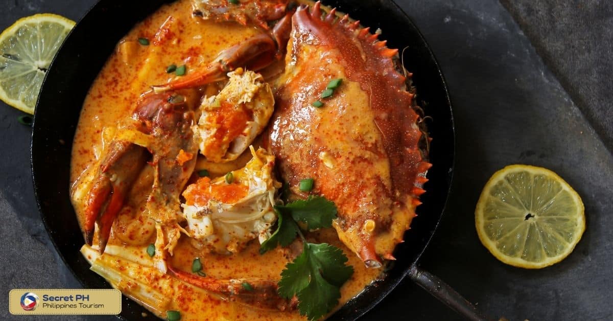 Ginataang Alimango (Crab Cooked in Coconut Milk)