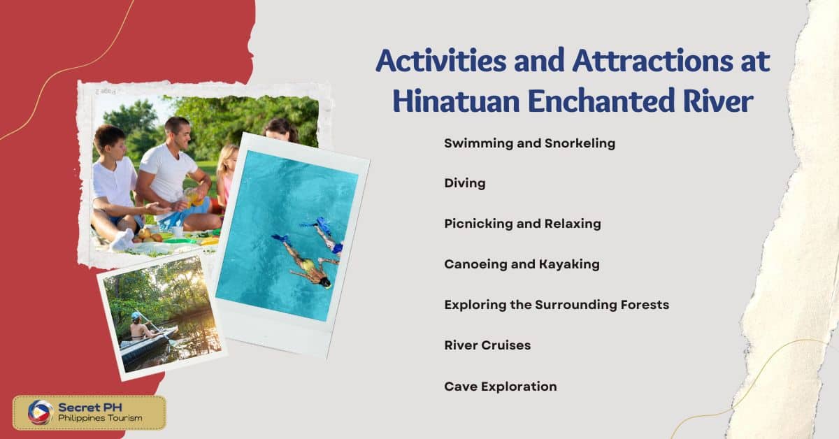 Activities and Attractions at Hinatuan Enchanted River