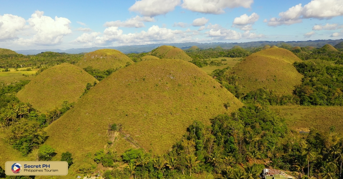 Geography of Chocolate Hills in Bohol 
