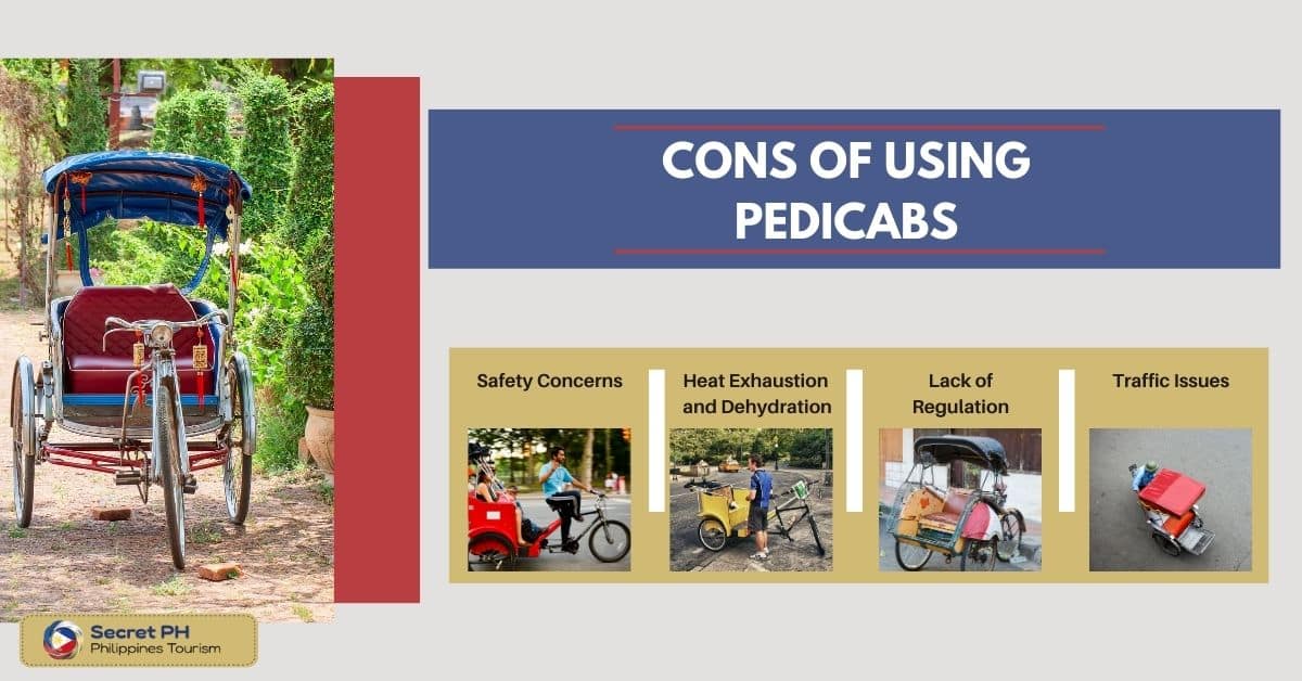 Cons of Using Pedicabs