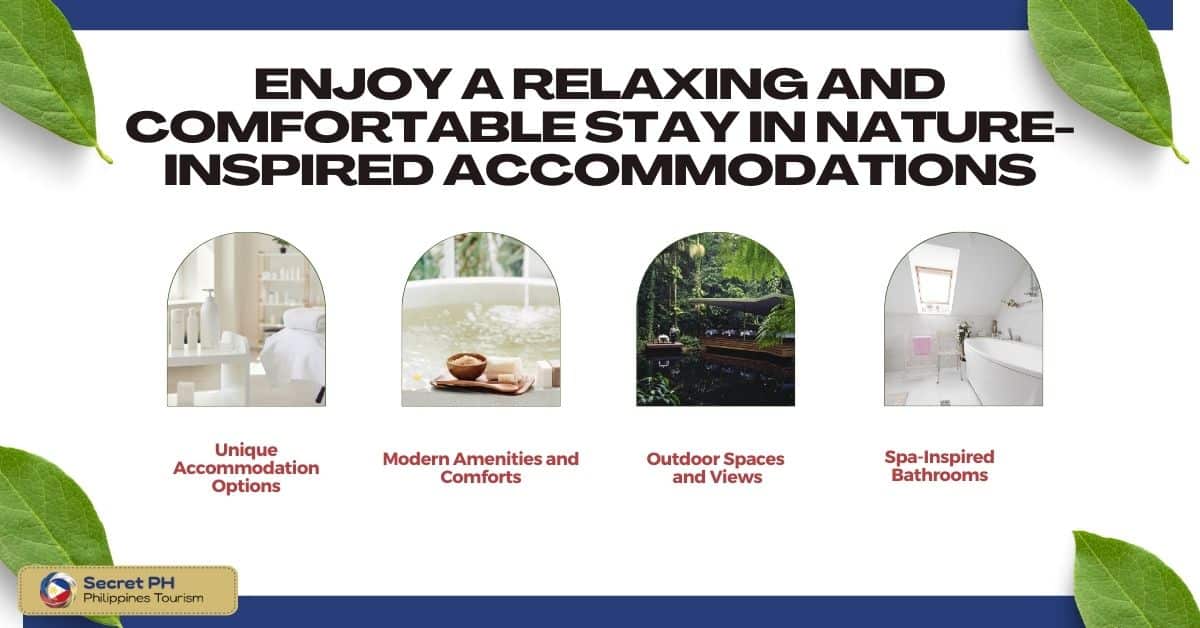 Enjoy a Relaxing and Comfortable Stay in Nature-Inspired Accommodations