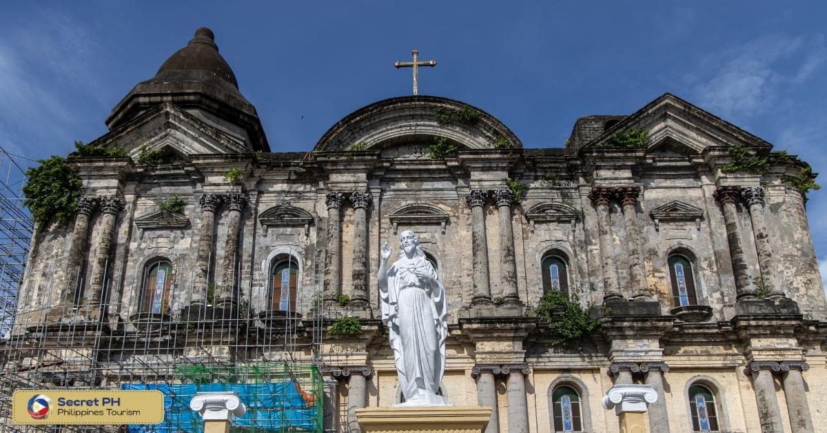 facade of Taal Basilica