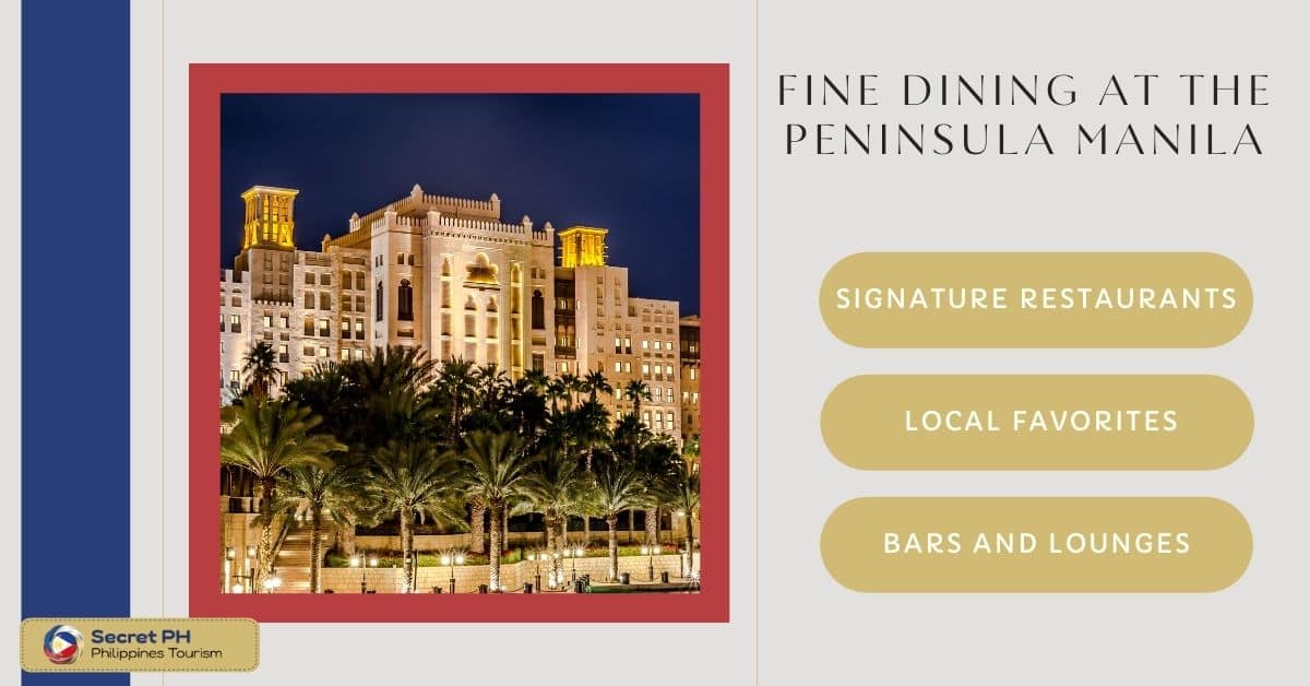 Fine Dining at The Peninsula Manila
