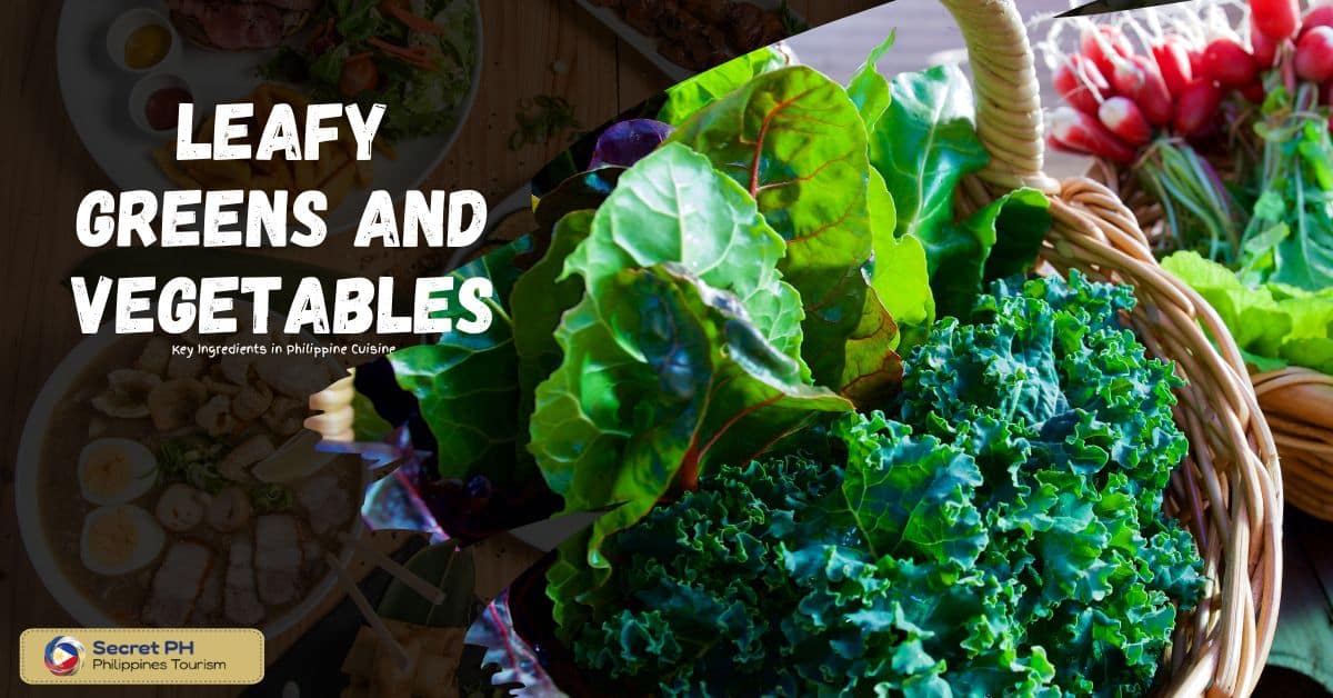 Leafy greens and vegetables