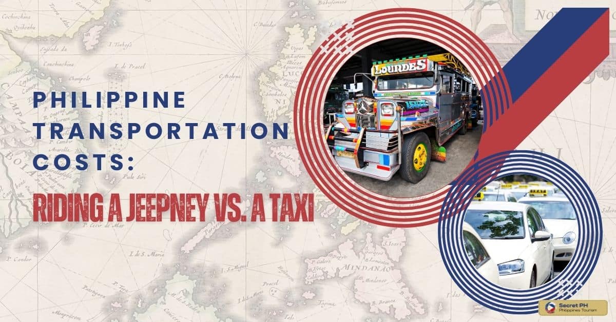 Philippine Transportation Costs: Riding a Jeepney vs. a Taxi