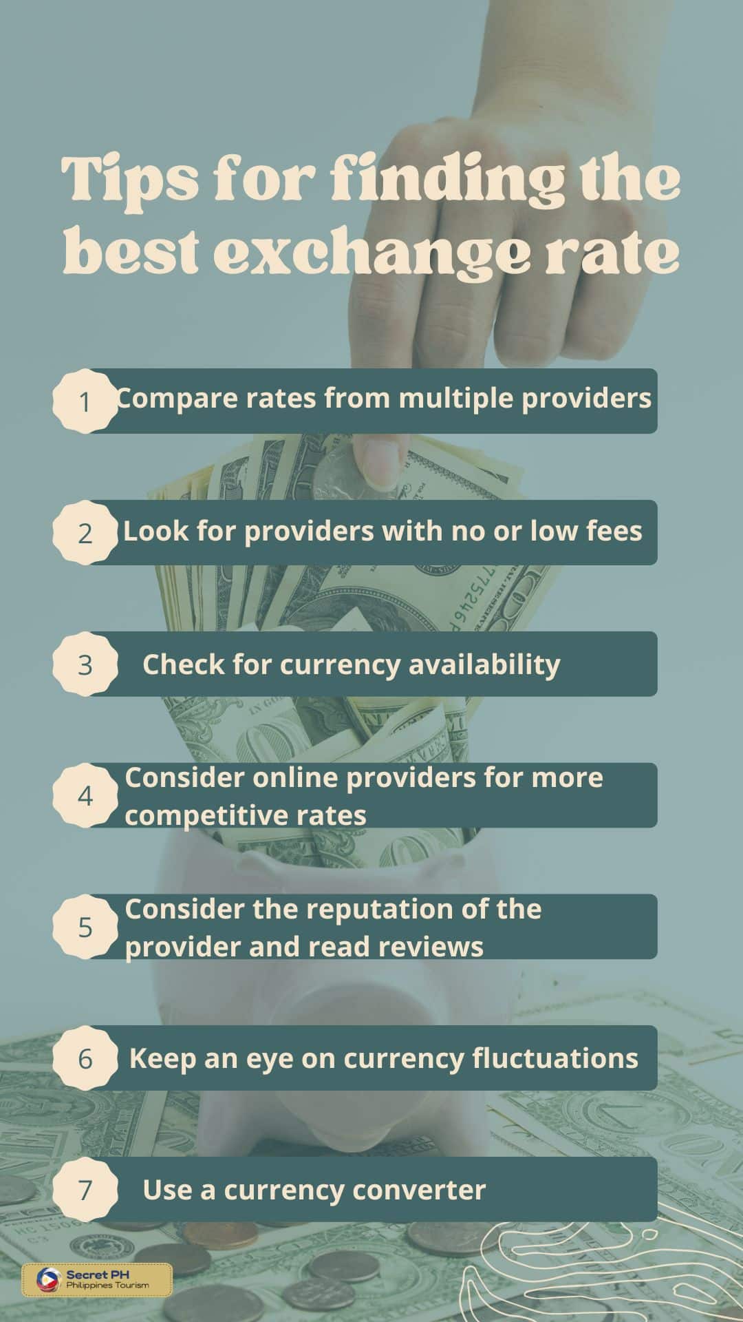 Tips for finding the best exchange rate