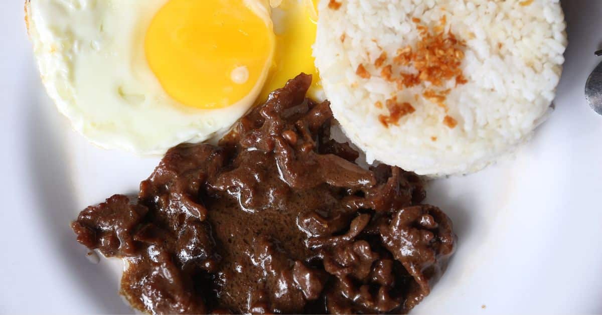 Tapsilog: Marinated Beef, Fried Rice, and Egg