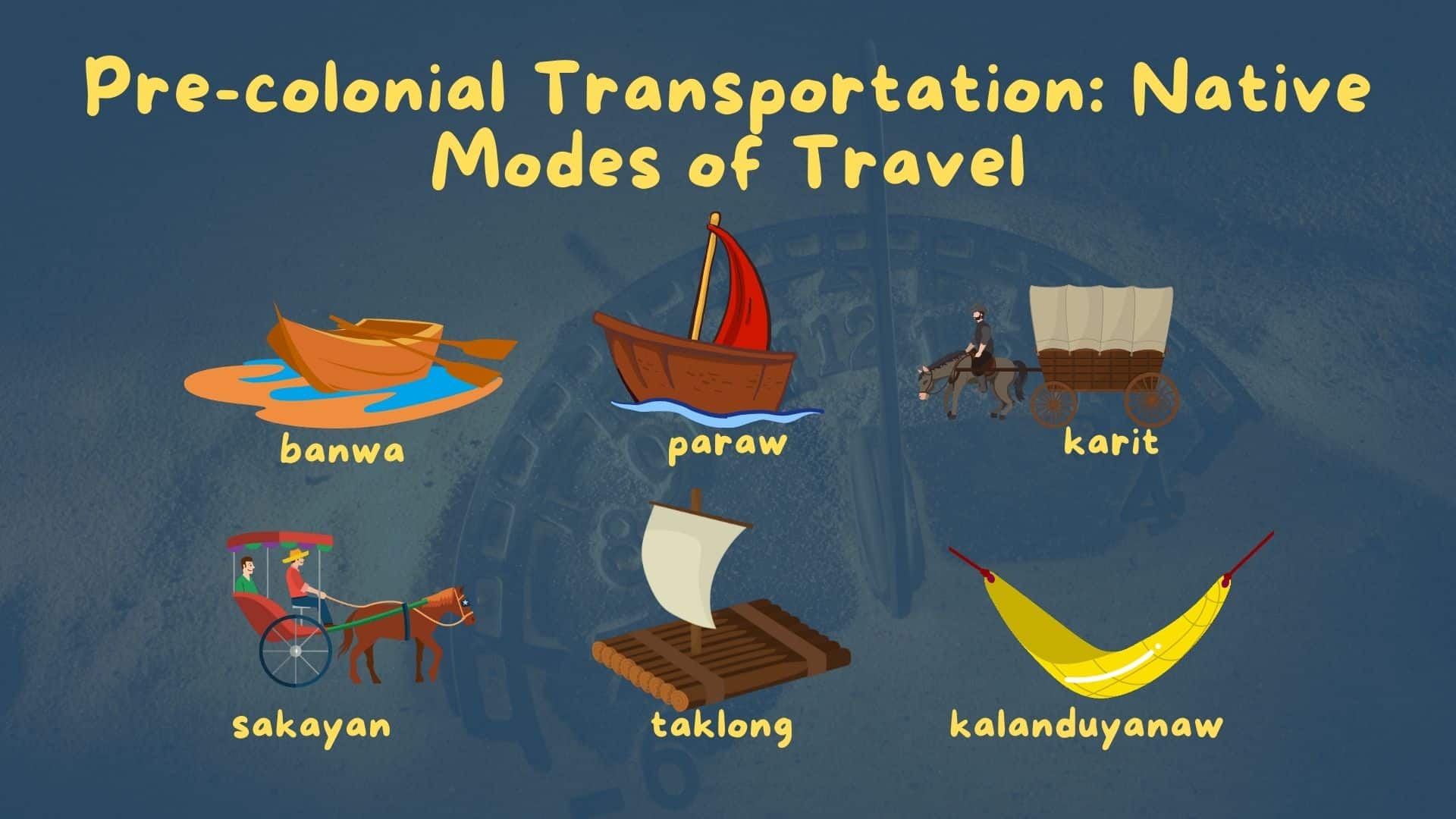 Pre-colonial Transportation: Native Modes of Travel