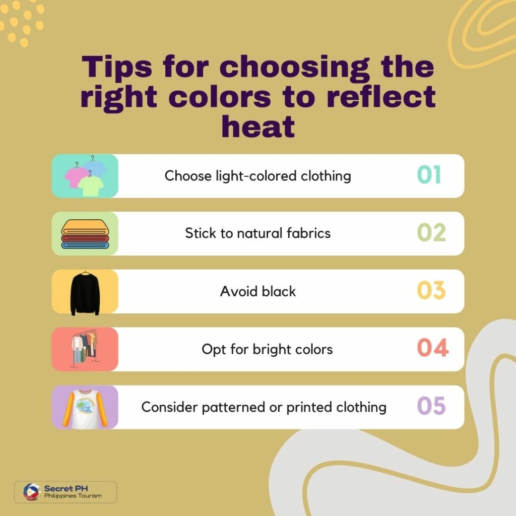 Tips for choosing the right colors to reflect heat