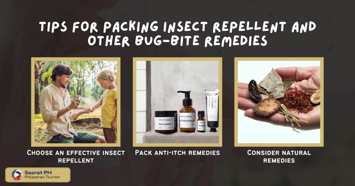 Tips for packing insect repellent and other bug-bite remedies