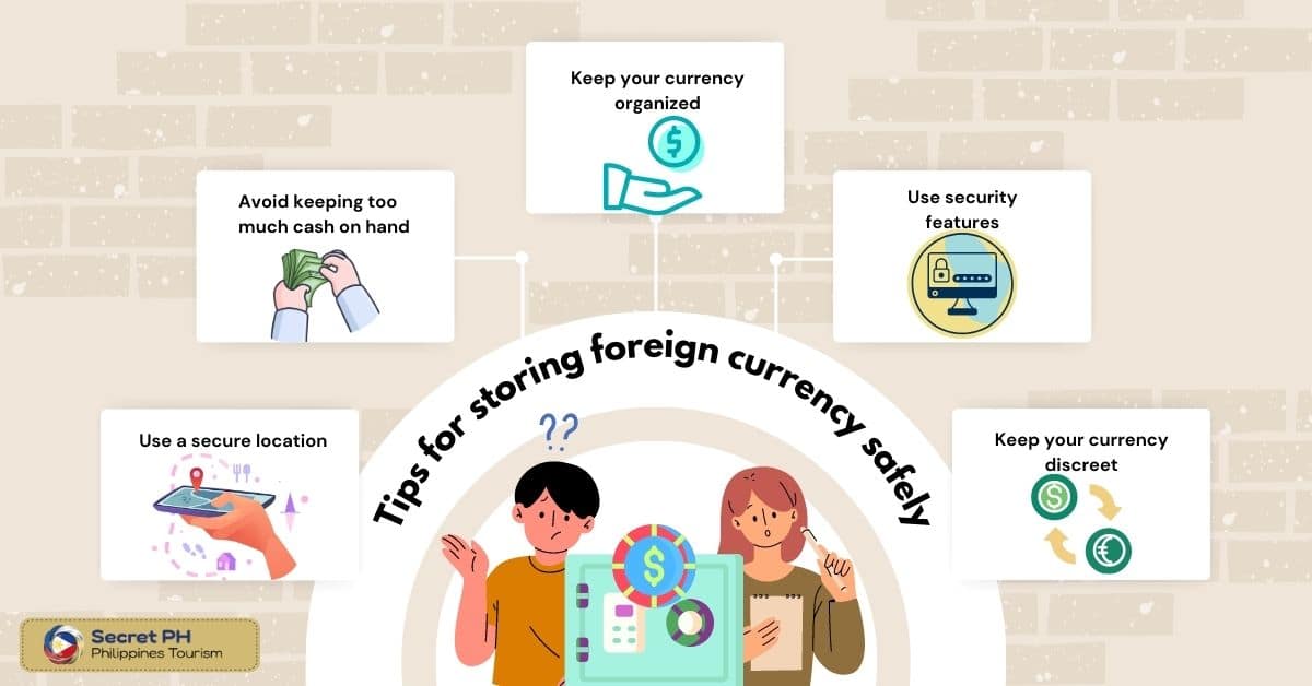 Tips for storing foreign currency safely