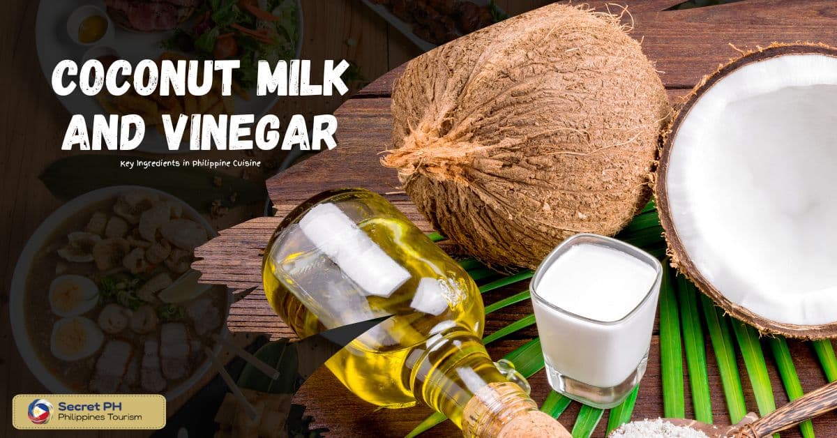 Coconut milk and vinegar