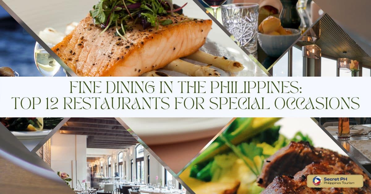 Fine Dining In The Philippines Top 12 Restaurants For Special Fine Dining In The Philippines Top 12 Restaurants For Special