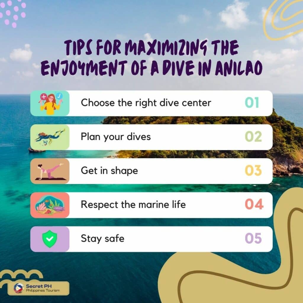 Tips for maximizing the enjoyment of a dive in Anilao