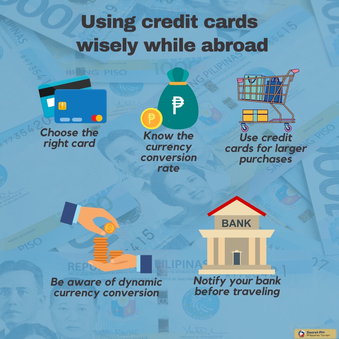 Using credit cards wisely while abroad