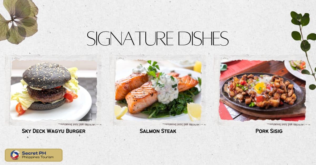 Signature dishes