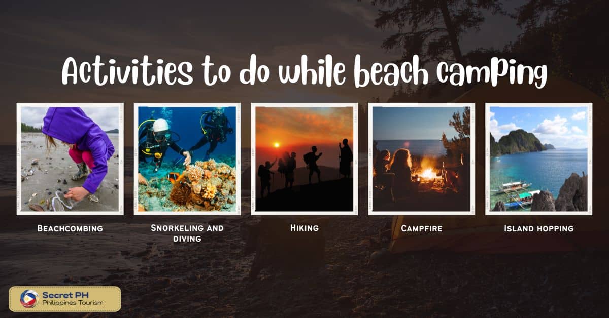 Activities to do while beach camping