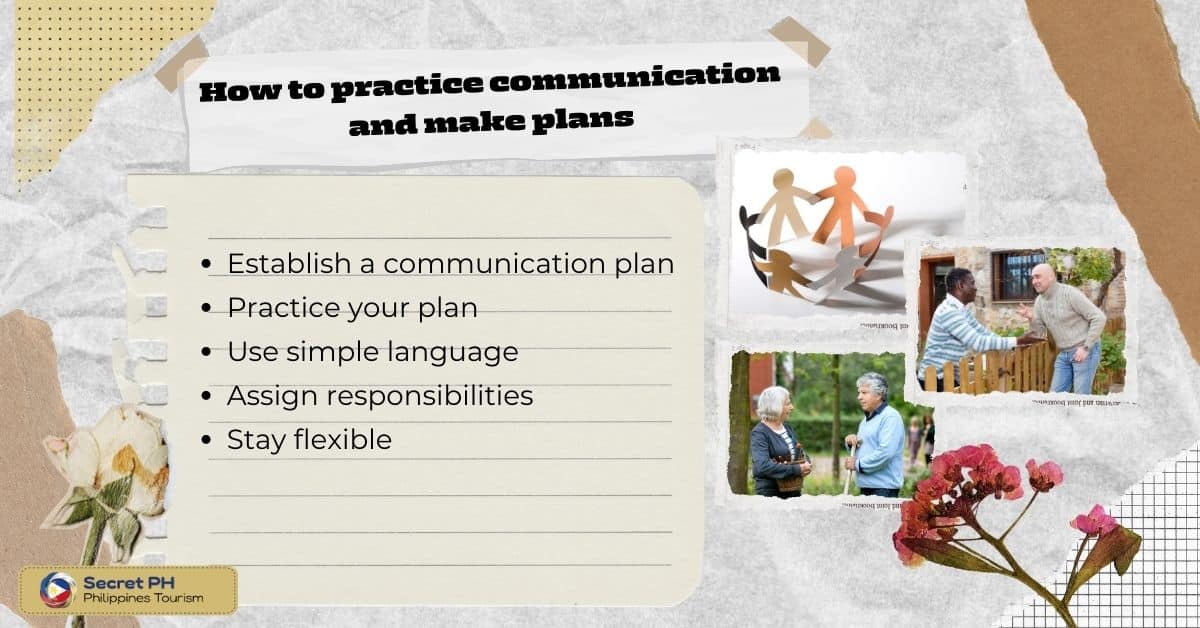 How to practice communication and make plans