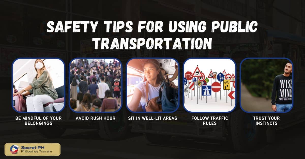 Safety tips for using Public transportation