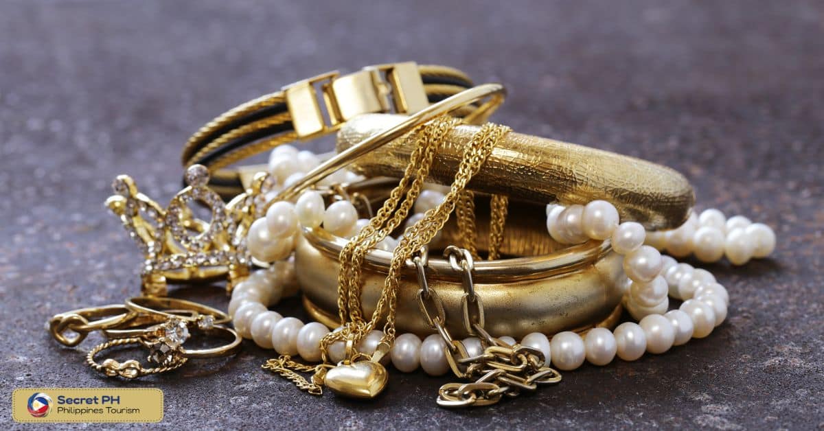 The use of gold, and pearls as currency