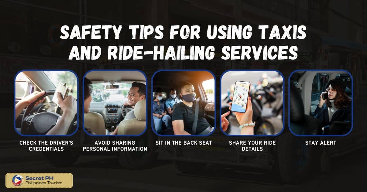 Safety tips for using taxis and ride-hailing services