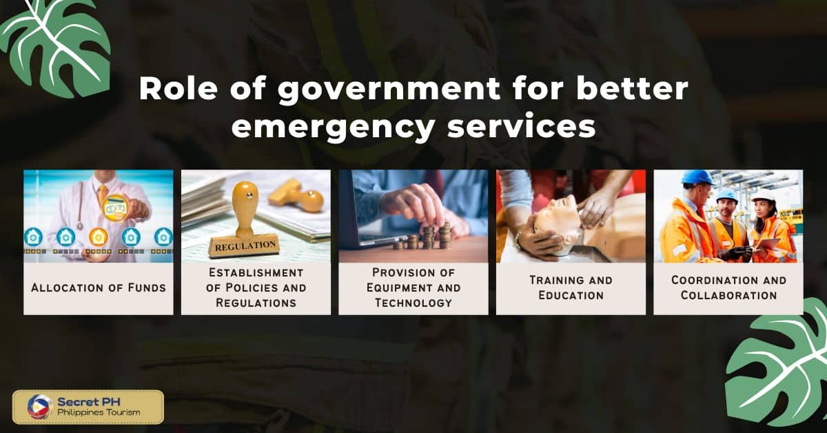 Role of government for better emergency services