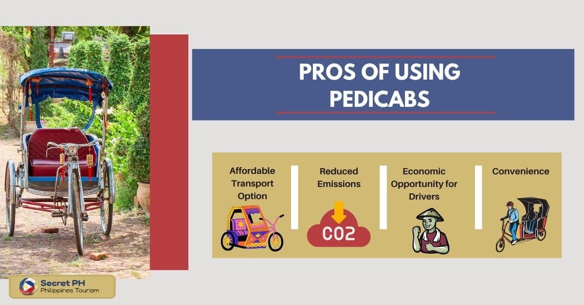 Pros of Using Pedicabs