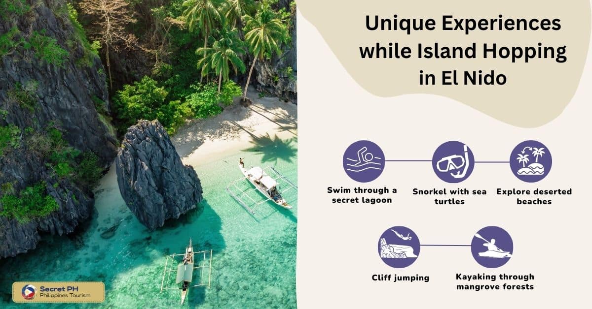 Unique Experiences while Island Hopping in El Nido