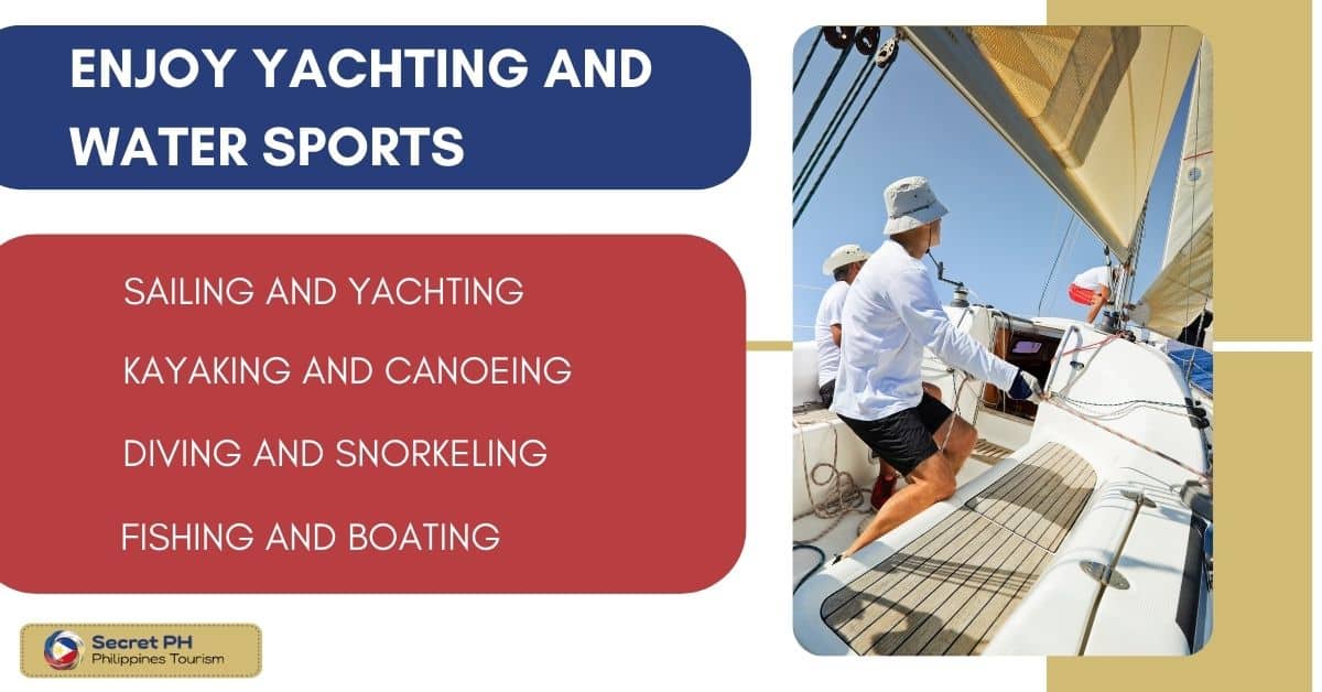 Enjoy Yachting and Water Sports