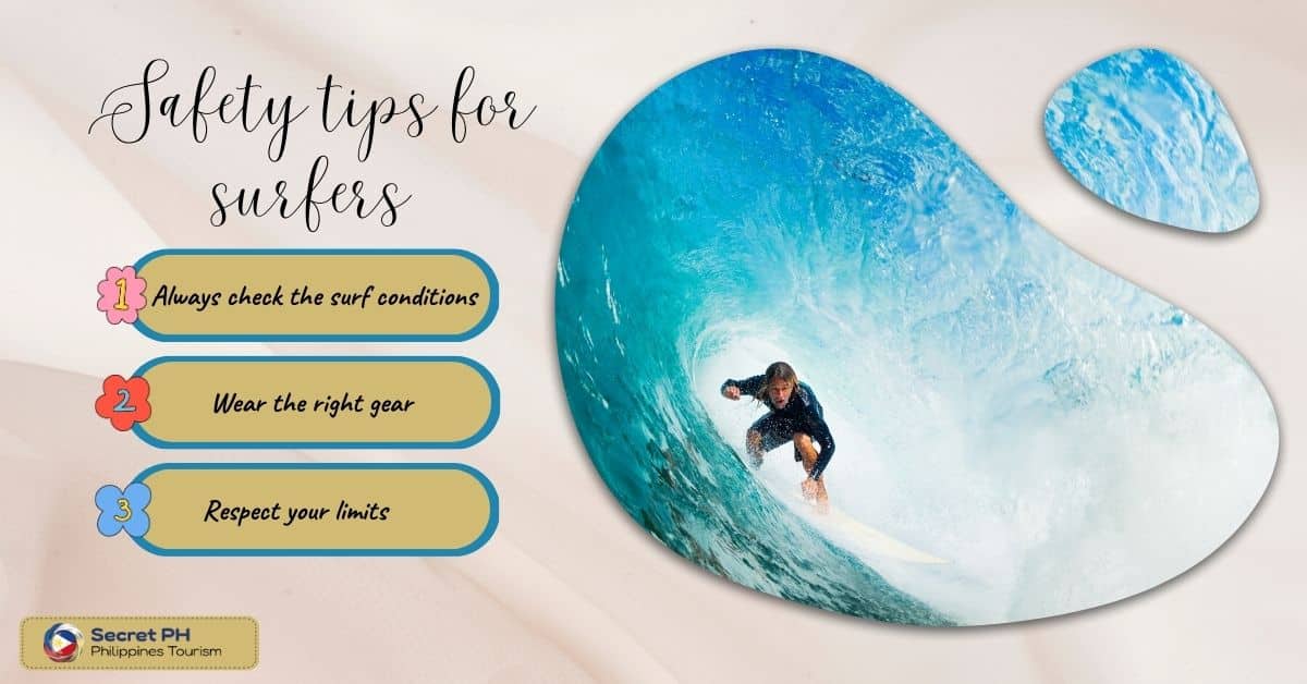 Safety tips for surfers