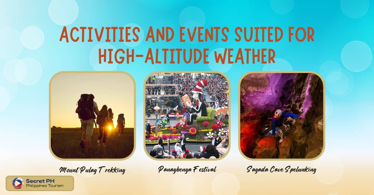 Activities and events suited for high-altitude weather