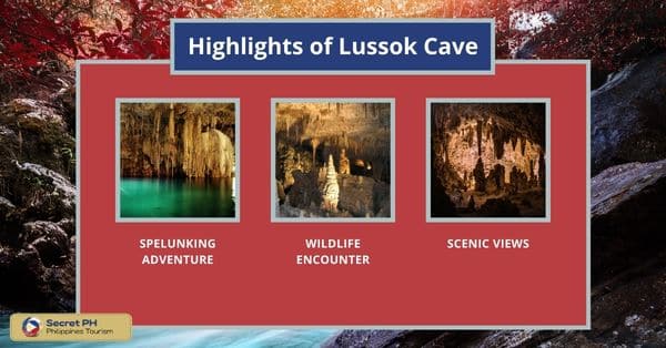 Highlights of Lussok Cave