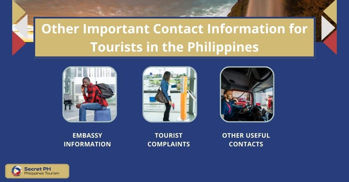 Other Important Contact Information for Tourists in the Philippines
