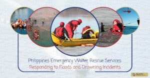  Philippines Emergency Water Rescue Services Responding to Floods and Drowning Incidents