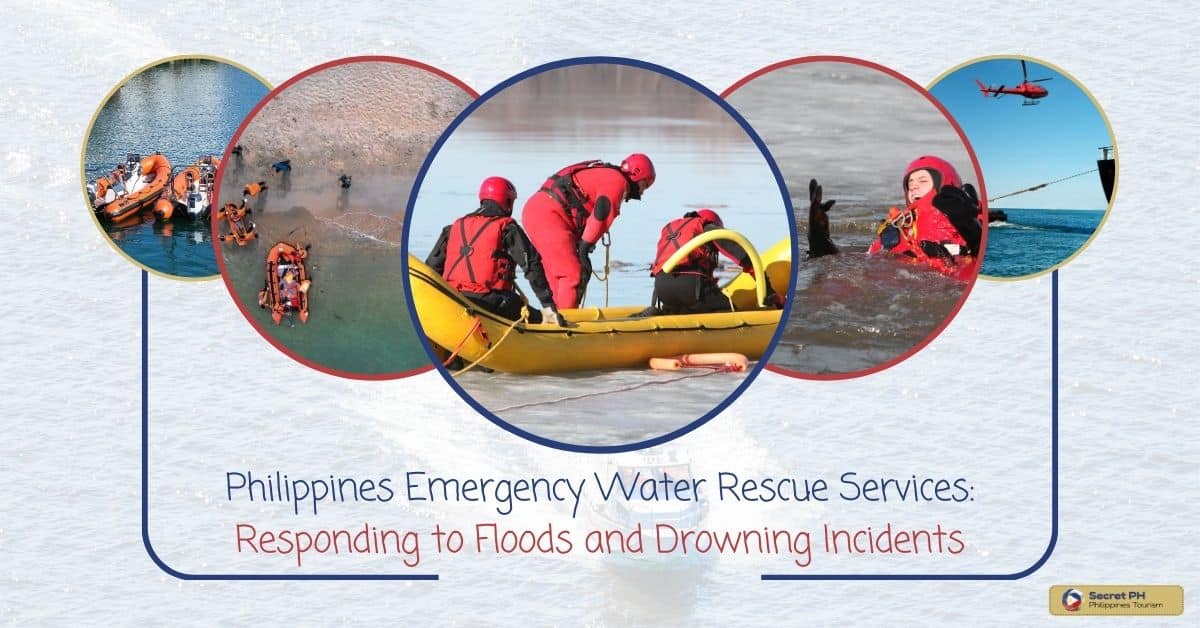 Philippines Emergency Water Rescue Services Responding to Floods and Drowning Incidents