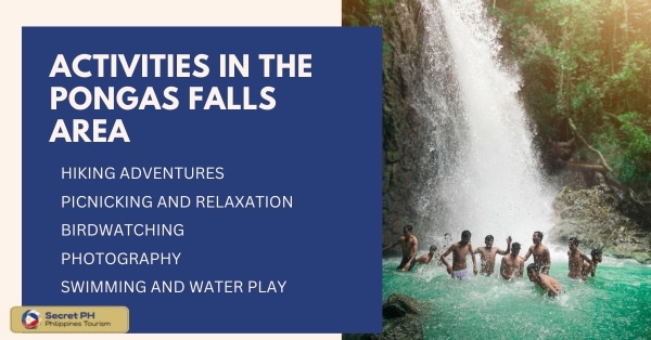 Activities in the Pongas Falls Area