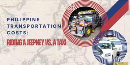 Philippine Transportation Costs: Riding a Jeepney vs. a Taxi